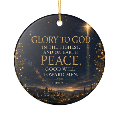 Glory to God in the Highest Ornament – Luke 2:14