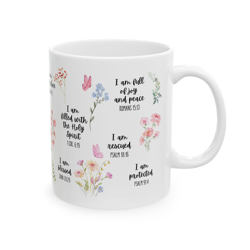 Scripture Affirmation Mug, Inspirational Bible Verse Gift