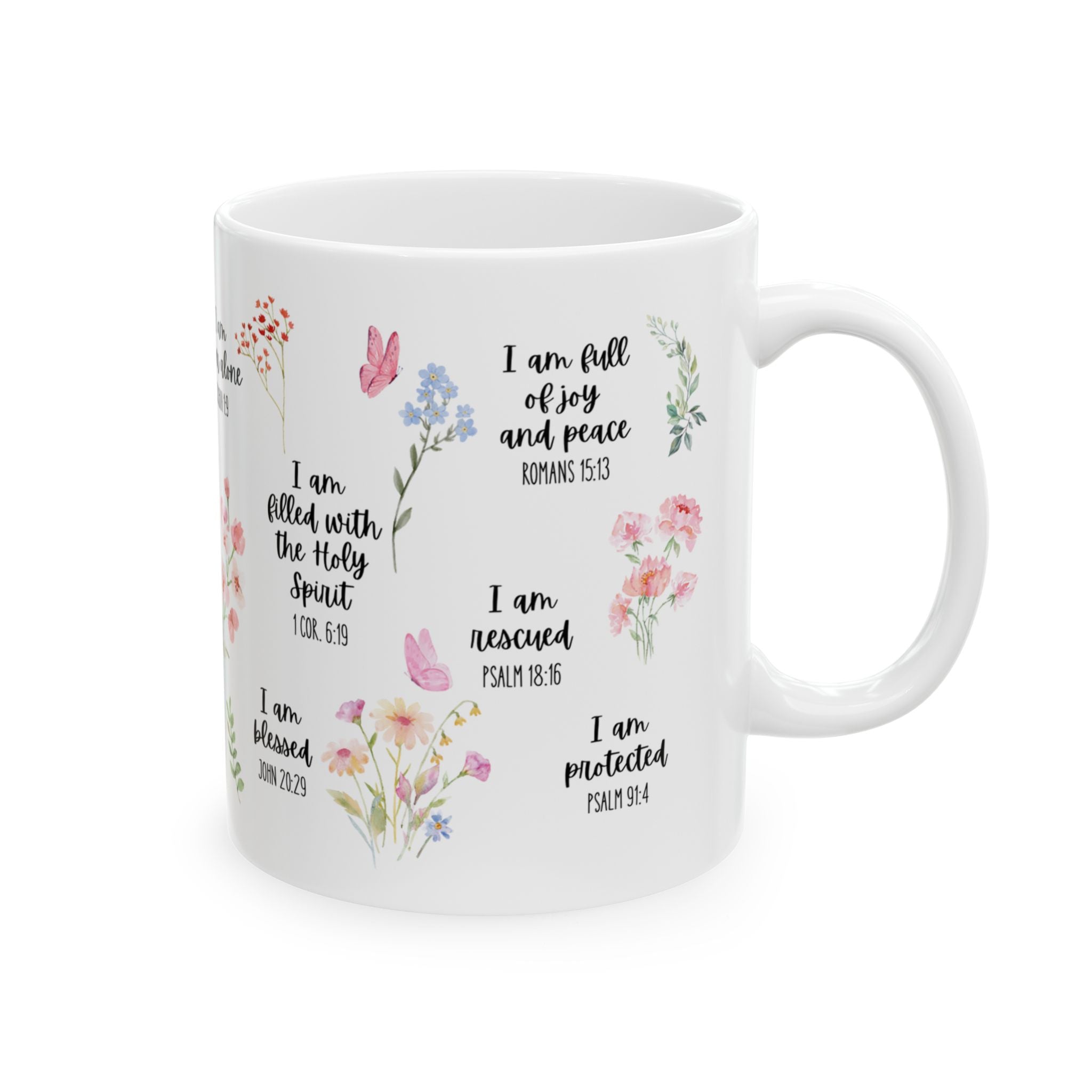 Scripture Affirmation Mug, Inspirational Bible Verse Gift