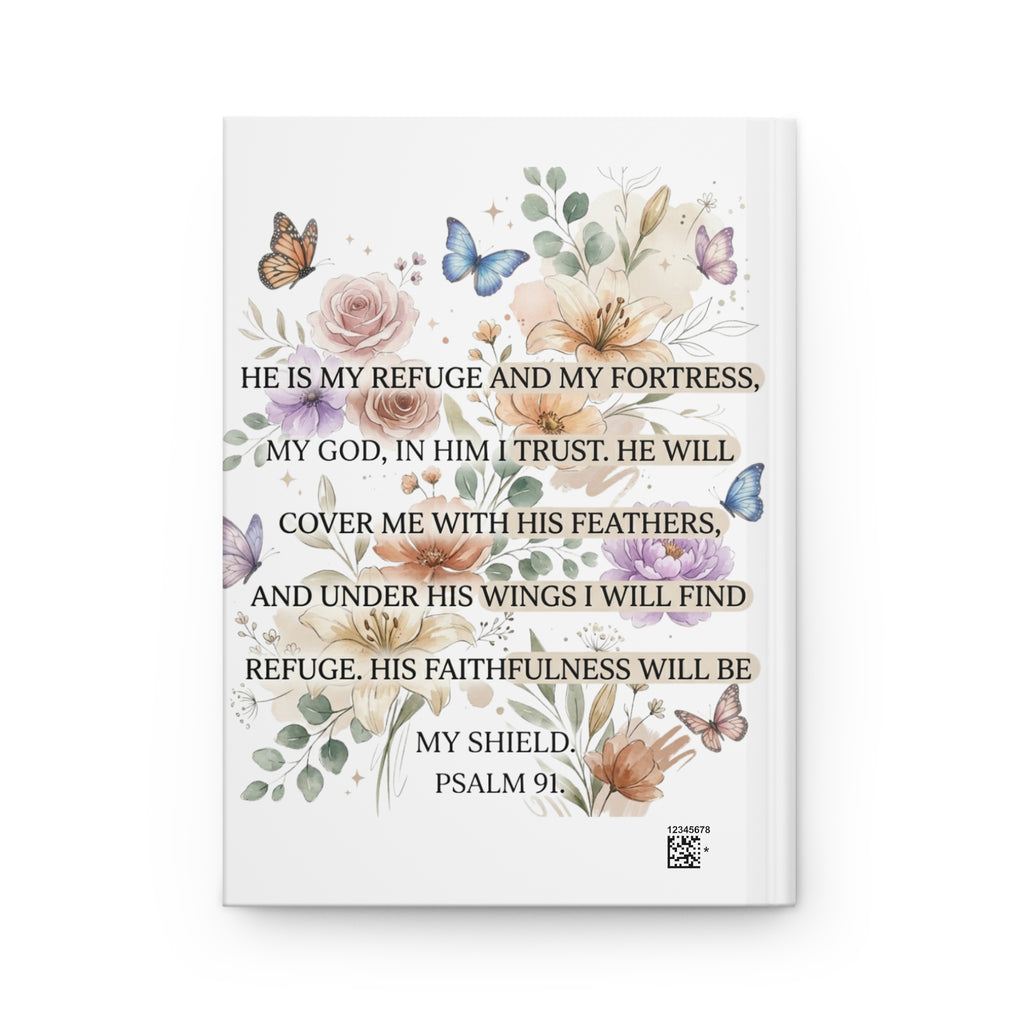 Psalm 91 Christian Journal, He Is My Refuge and My Fortress Prayer Notebook