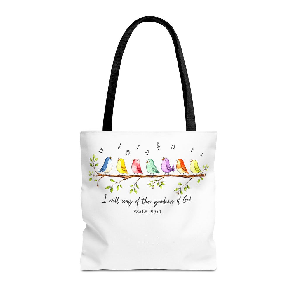 I Will Sing of the Goodness of God Tote Bag