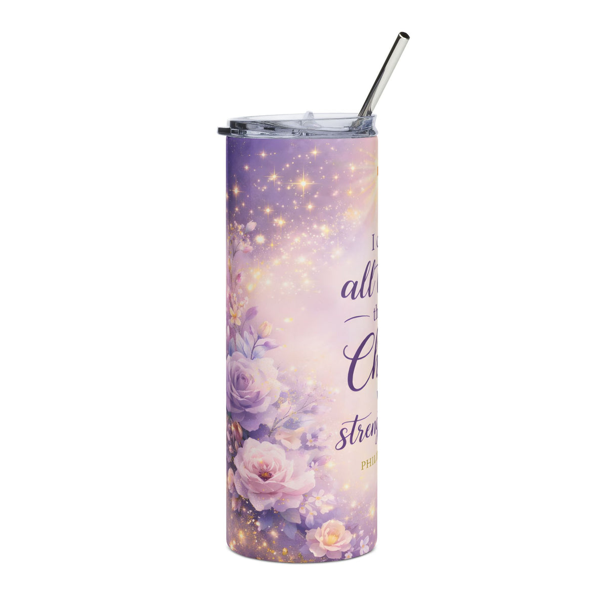 I Can Do All Things Through Christ Stainless Steel Tumbler, 20oz