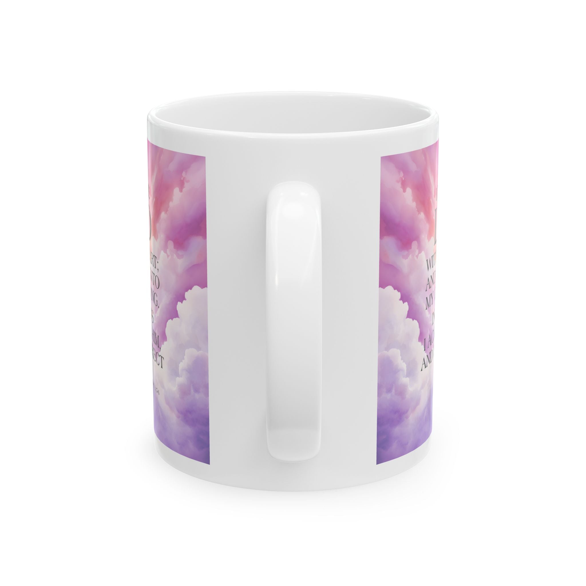 Trust in the Lord Proverbs 3:5-6 Mug, Inspirational Christian Bible Verse Mug