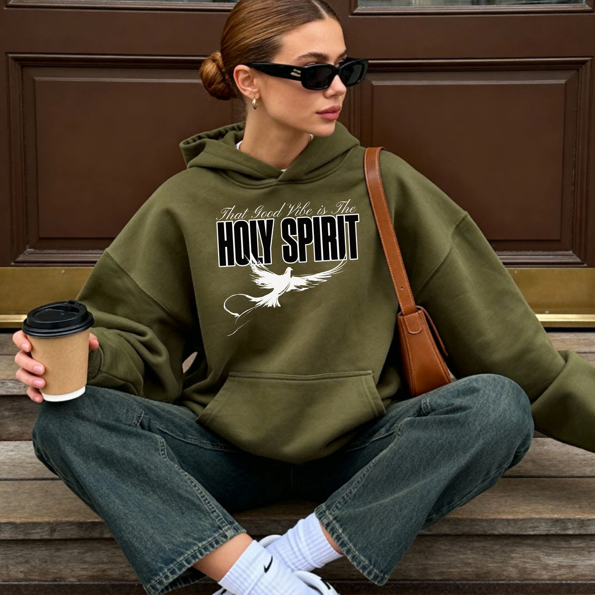 That Good Vibe Is the Holy Spirit Christian Hoodie