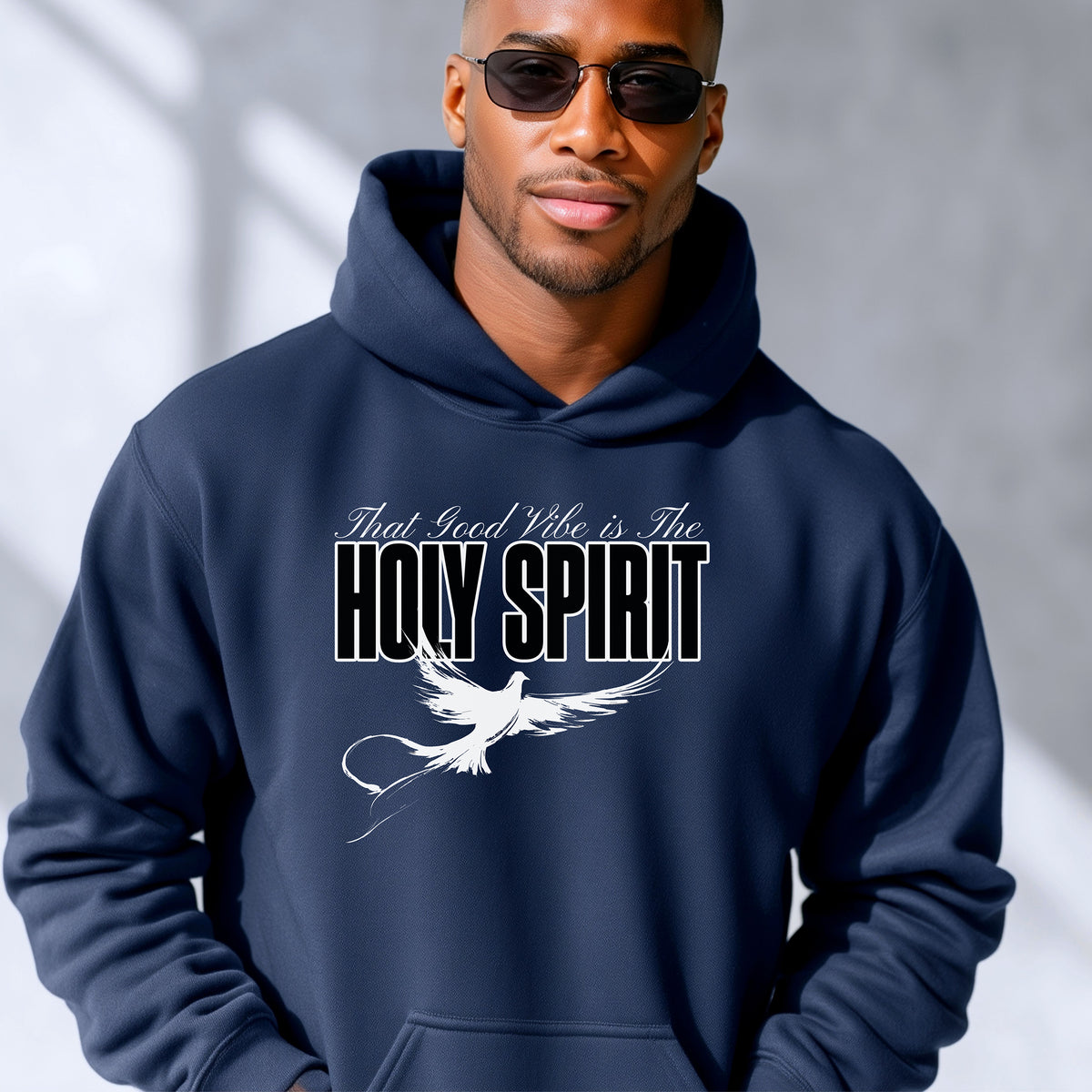 That Good Vibe Is the Holy Spirit Christian Hoodie