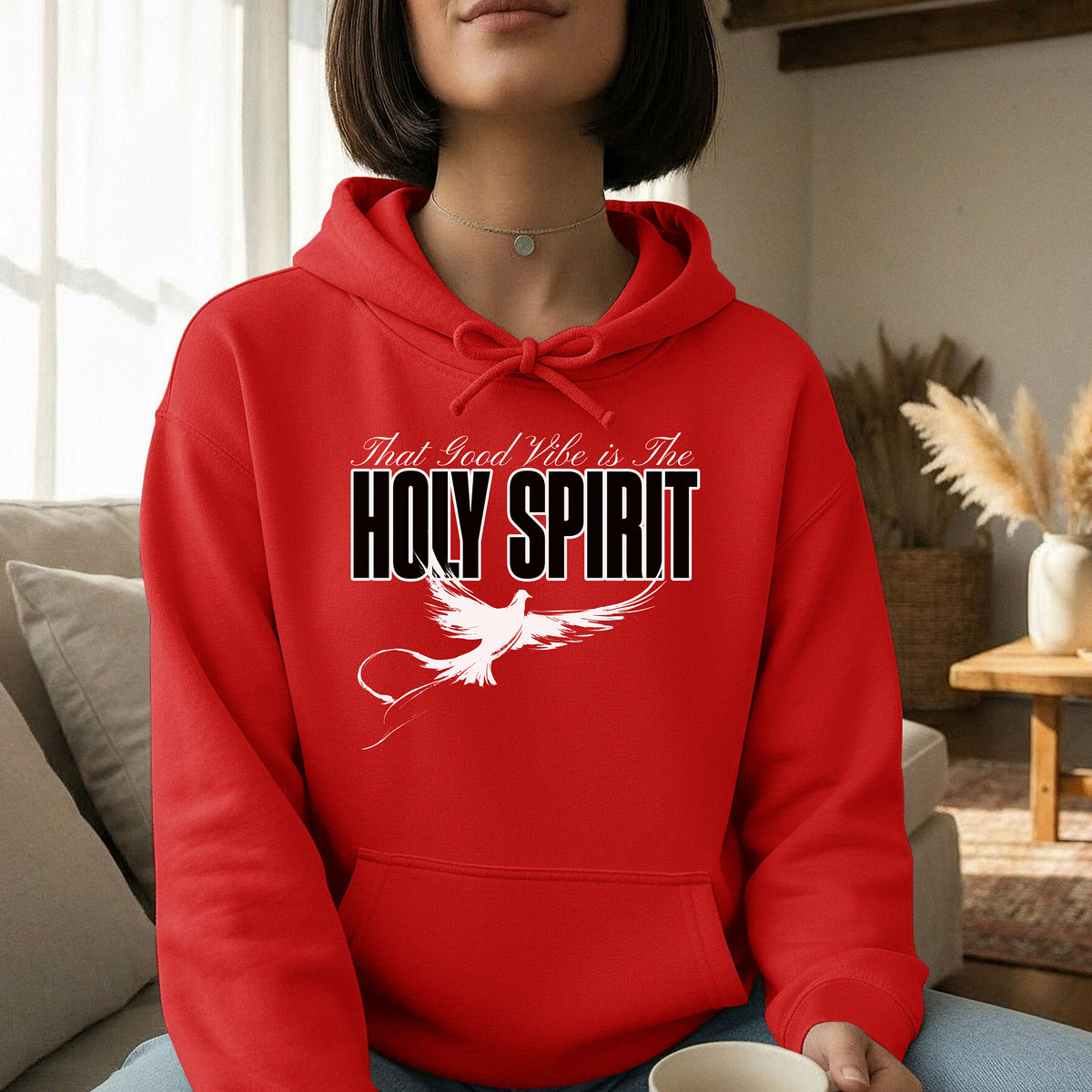 That Good Vibe Is the Holy Spirit Christian Hoodie