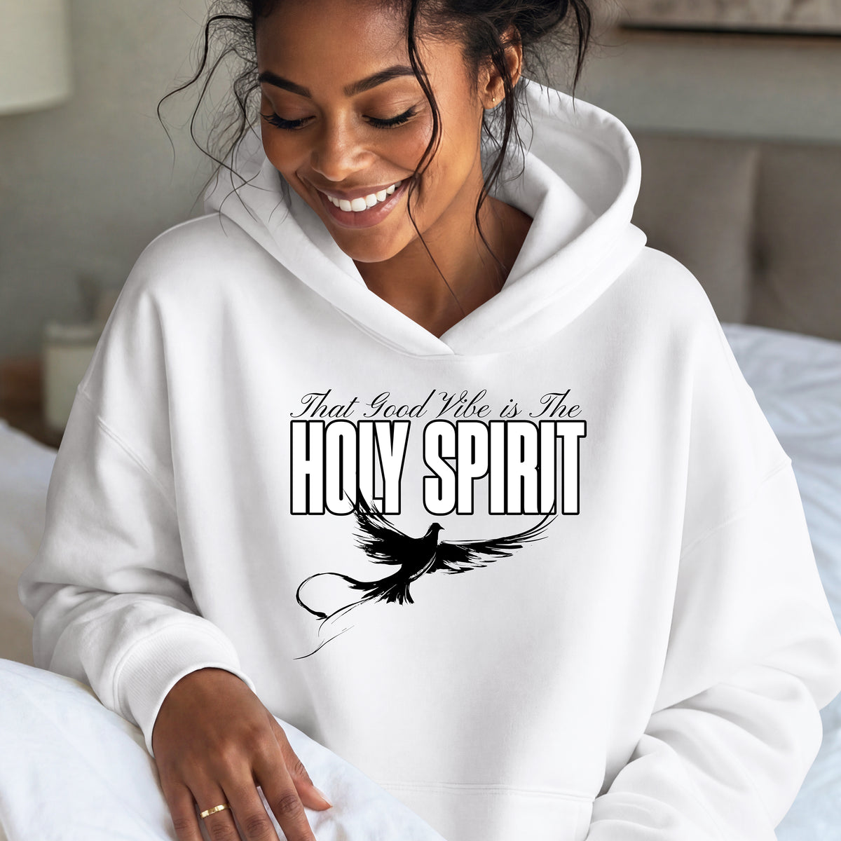 That Good Vibe Is the Holy Spirit Christian Hoodie