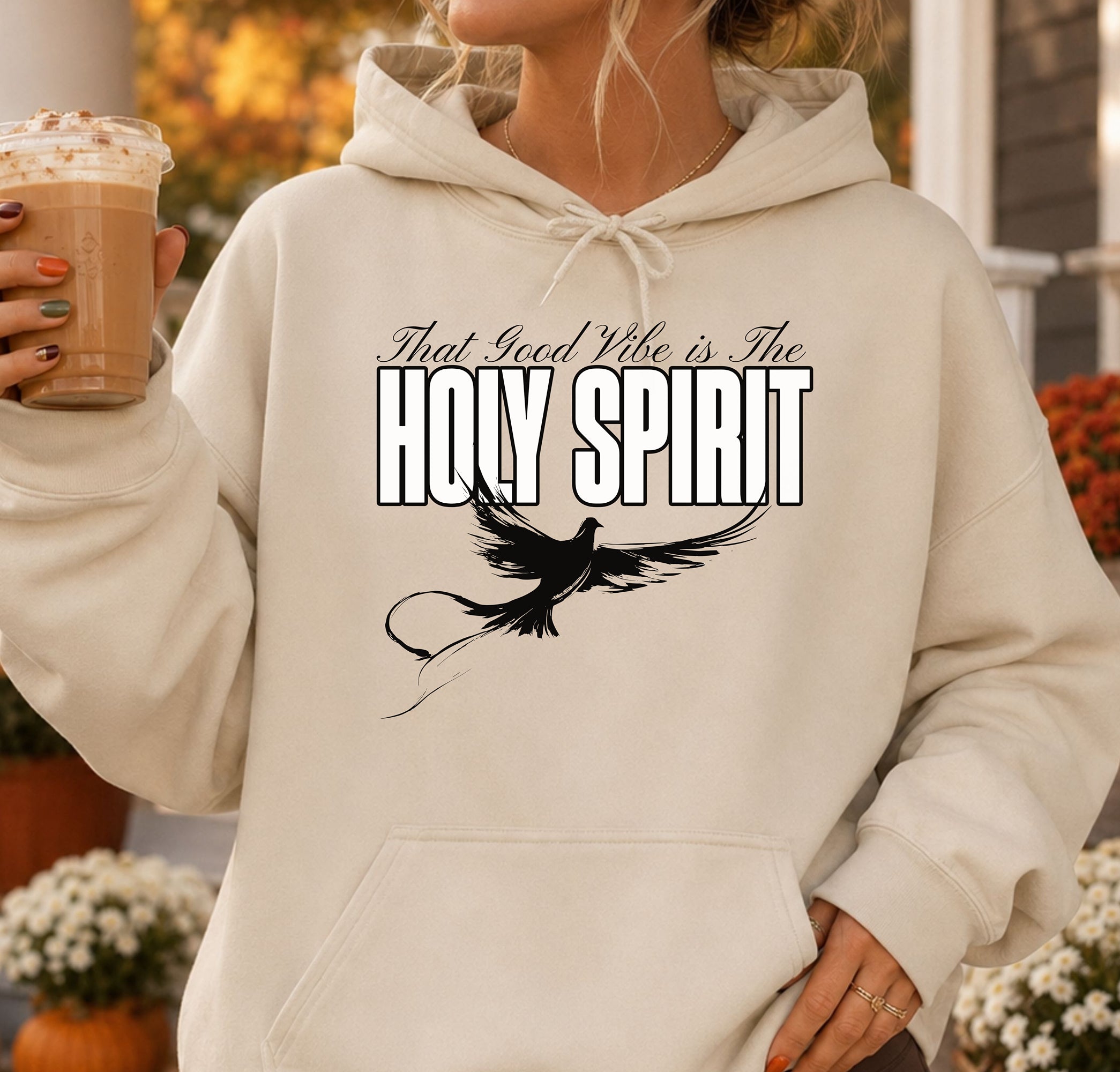 That Good Vibe Is the Holy Spirit Christian Hoodie