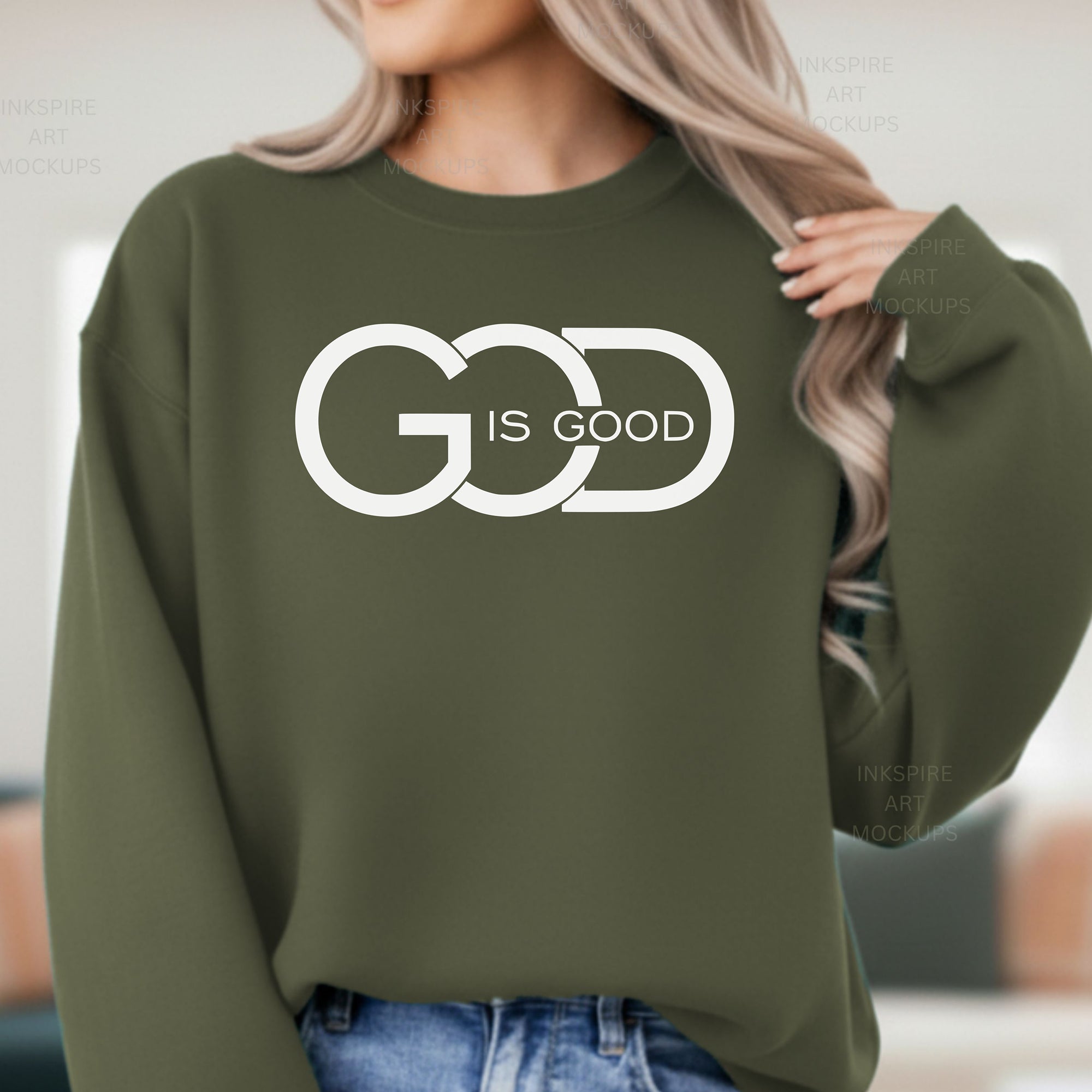 God Is Good Christian Sweatshirt