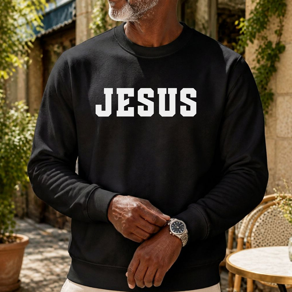 Jesus Bold Christian Faith Sweatshirt