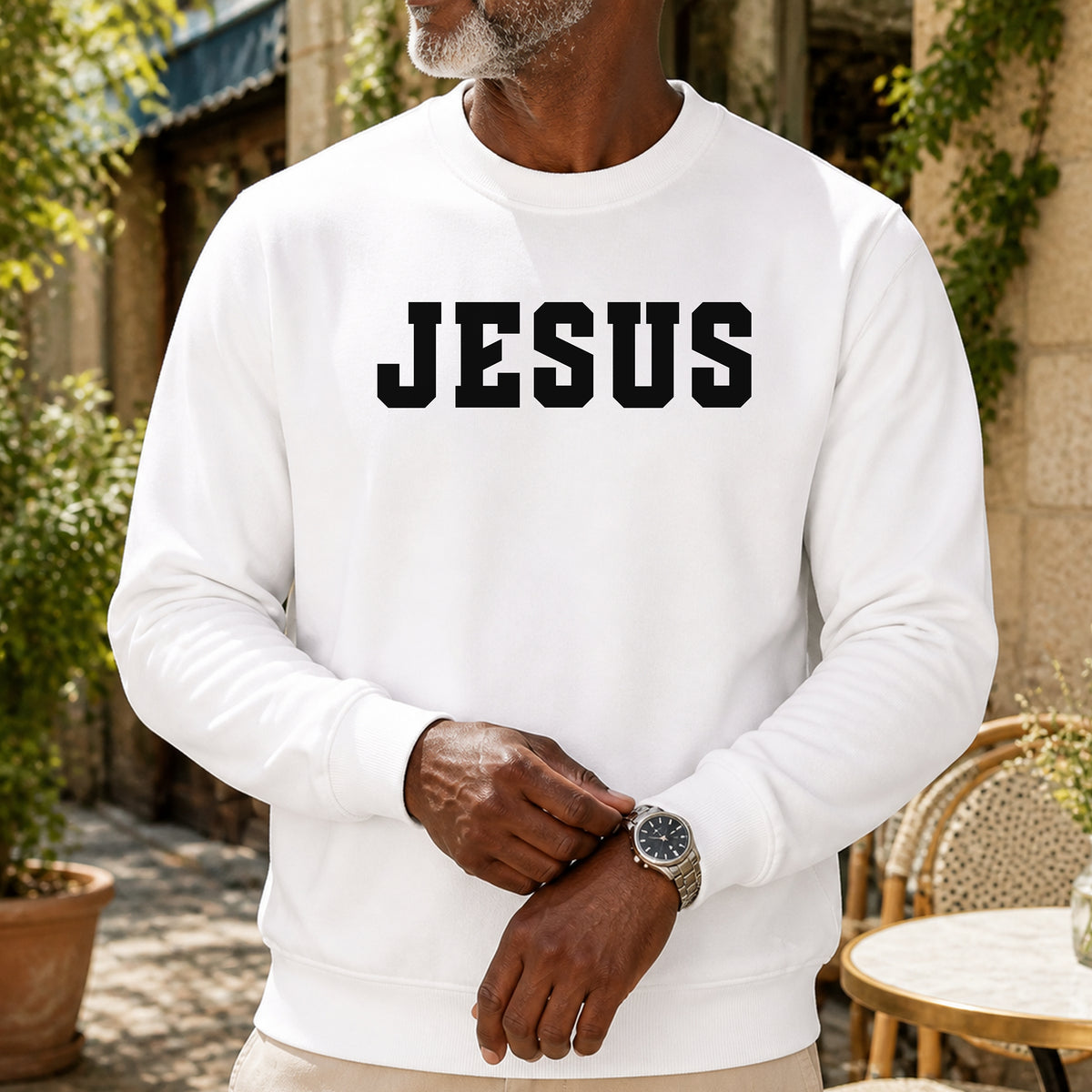 Jesus Bold Christian Faith Sweatshirt