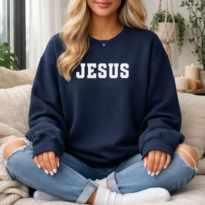 Jesus Bold Christian Faith Sweatshirt