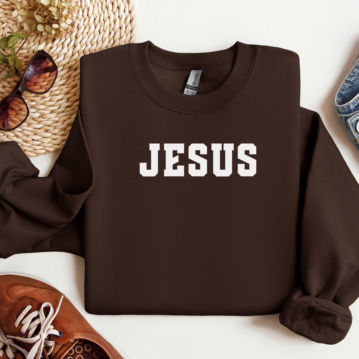 Jesus Bold Christian Faith Sweatshirt