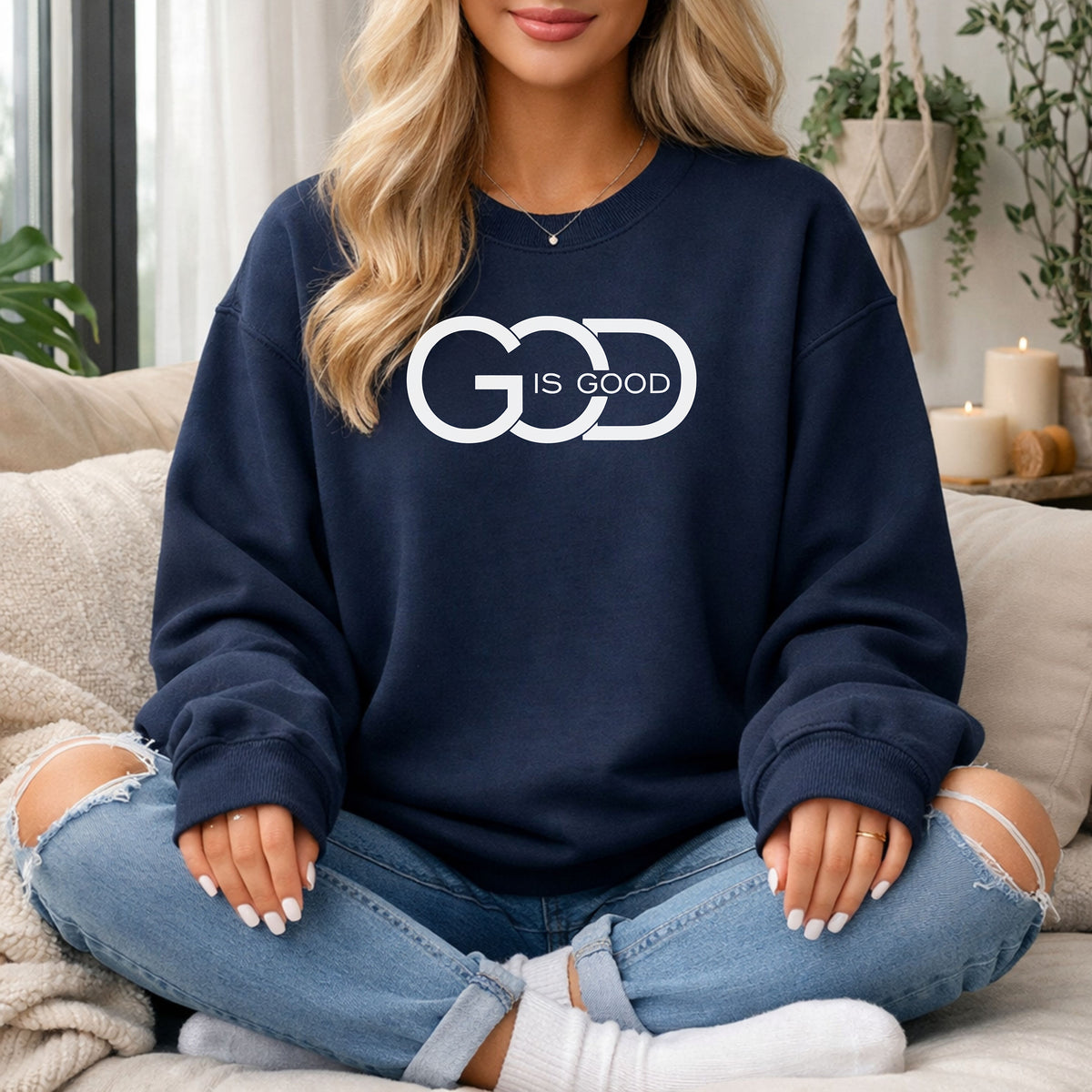 God Is Good Christian Sweatshirt