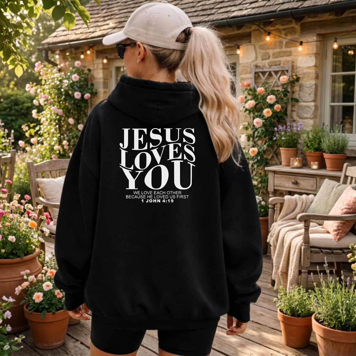 Jesus Loves You Christian Hoodie