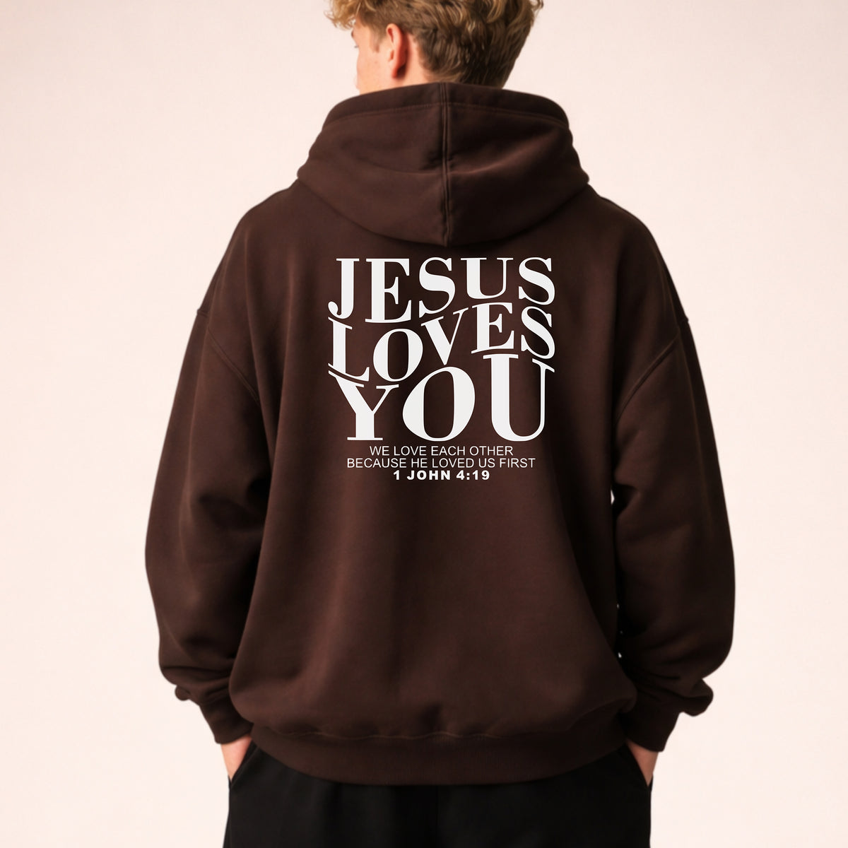 Jesus Loves You Christian Hoodie