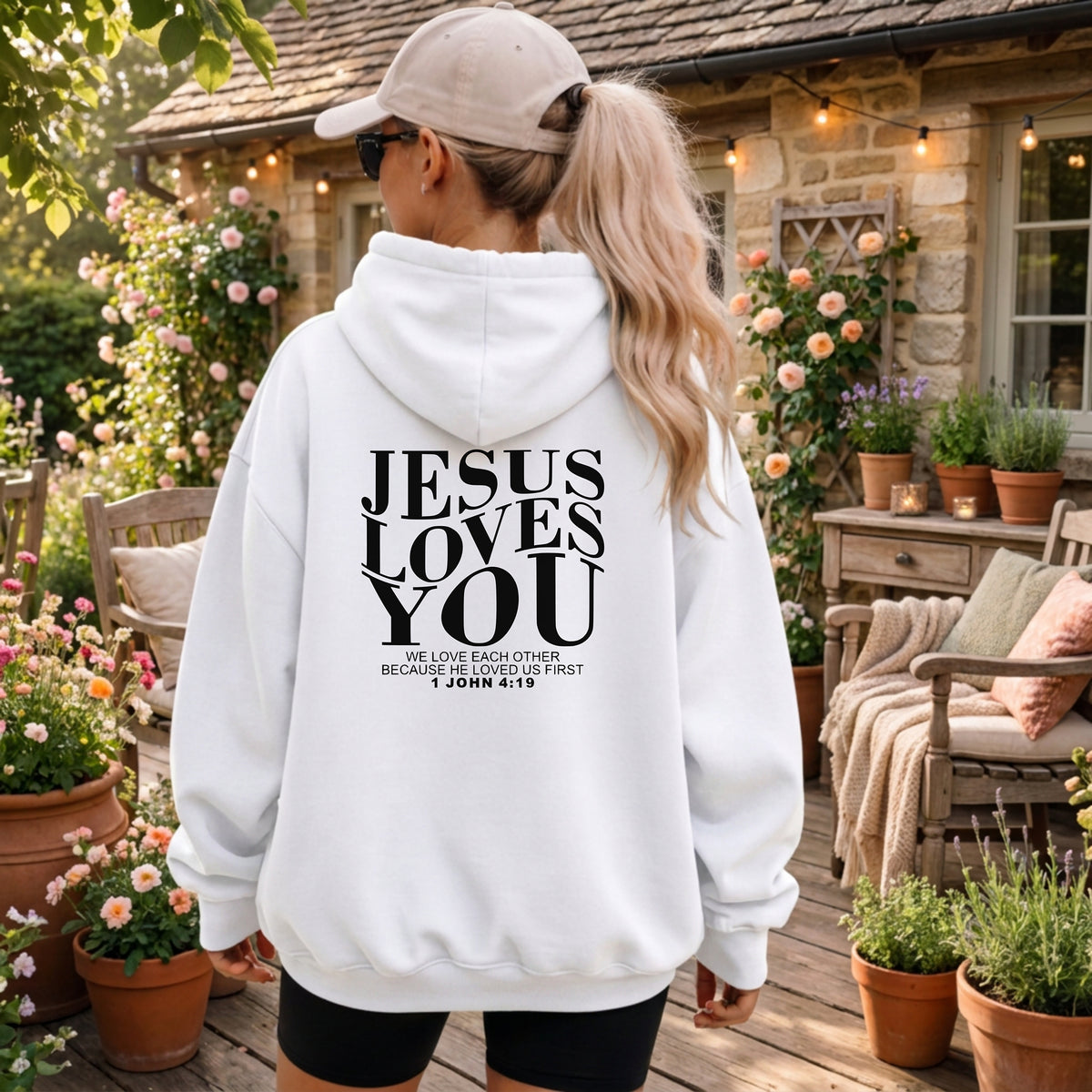 Jesus Loves You Christian Hoodie