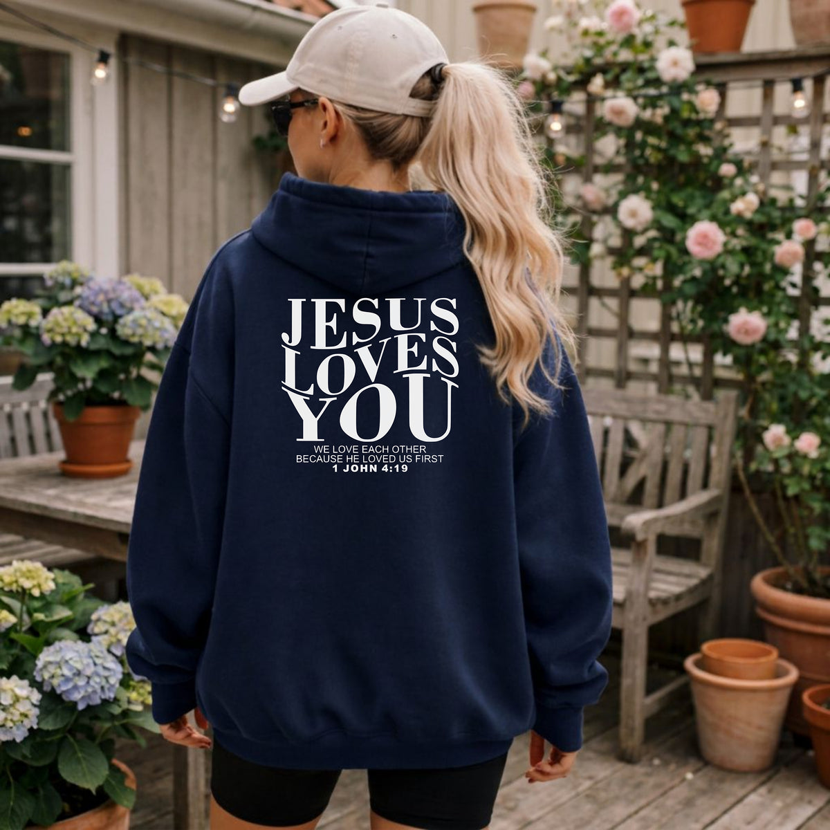 Jesus Loves You Christian Hoodie