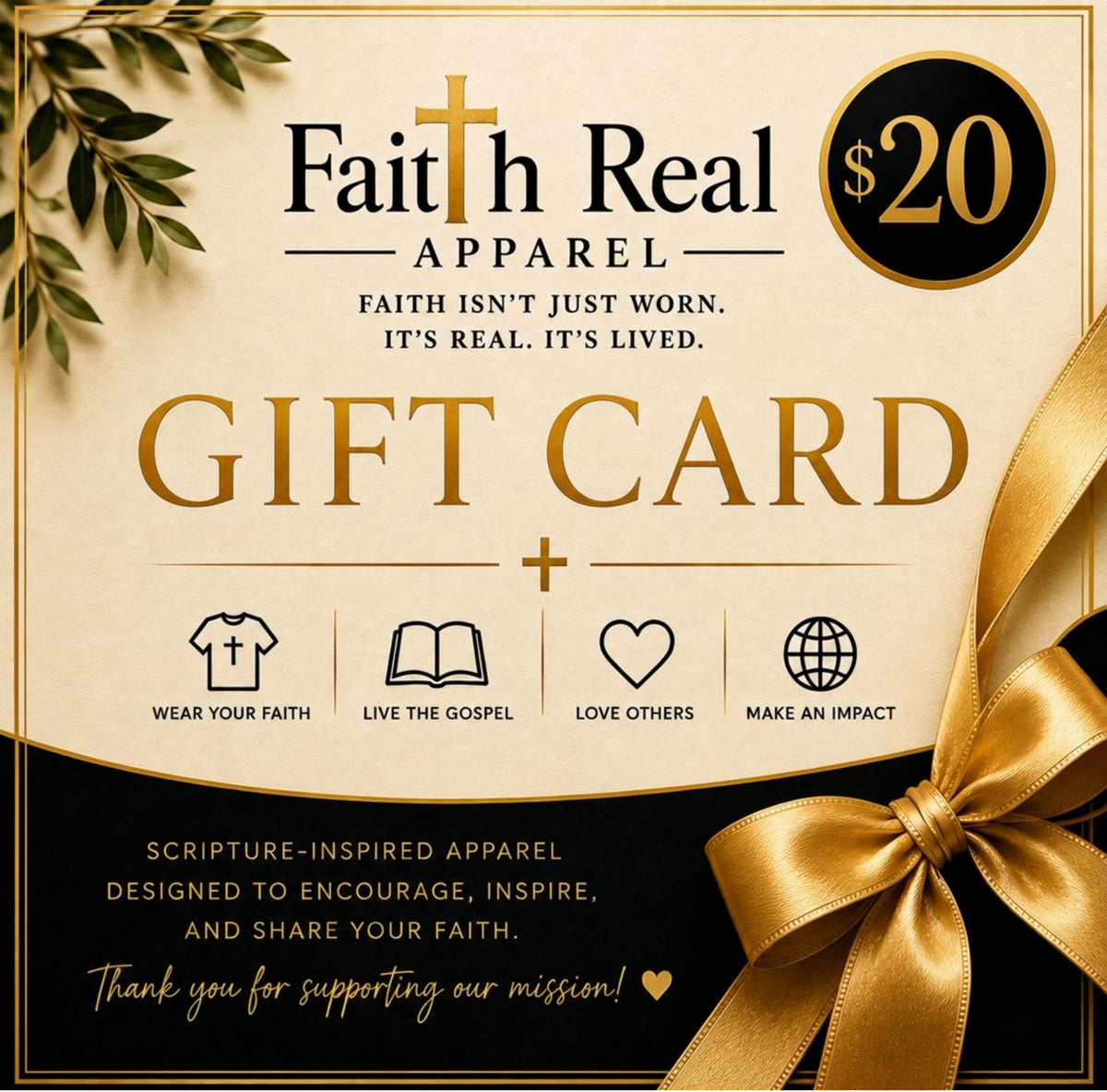 Faith Real Apparel Gift Card