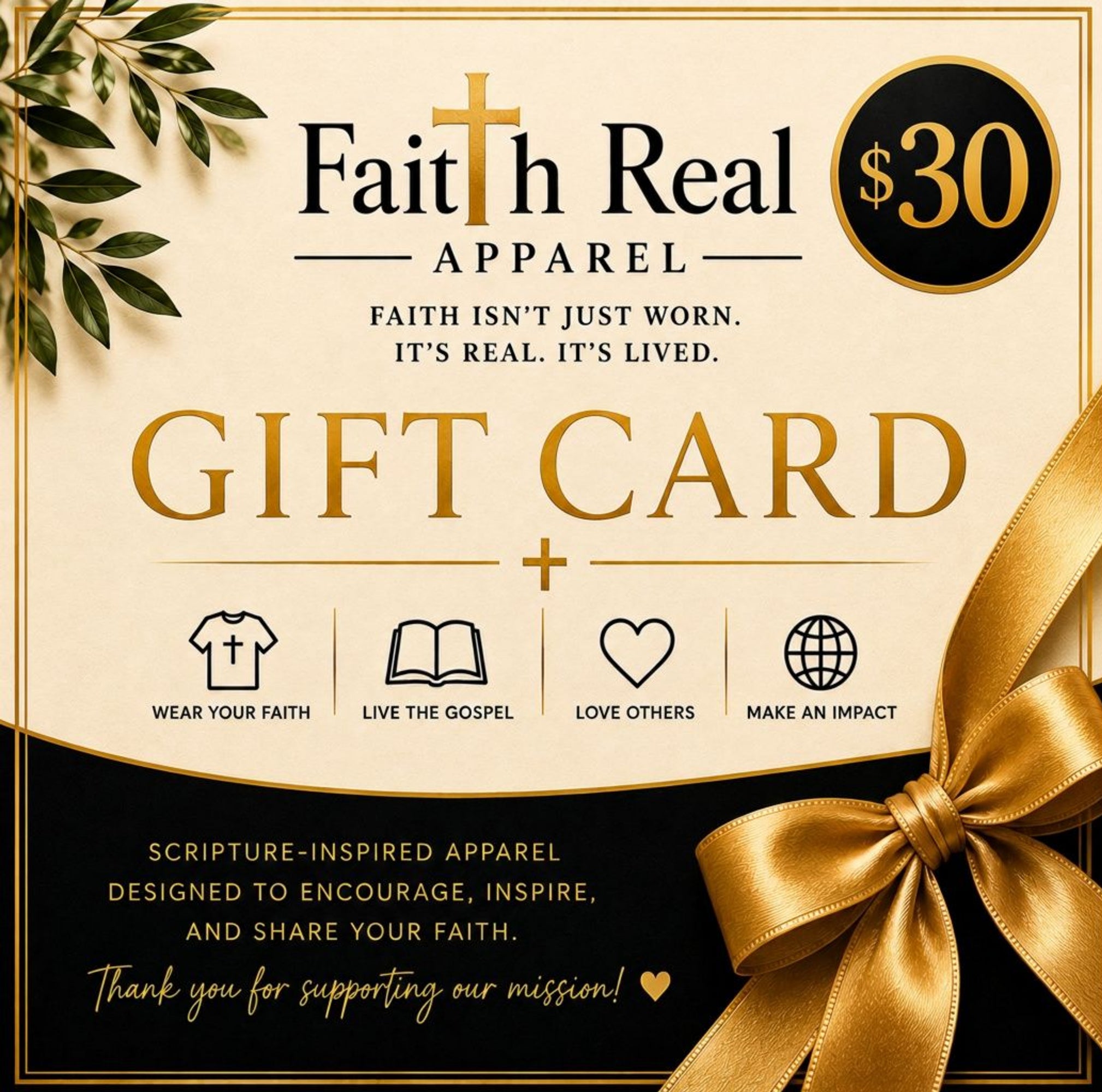 Faith Real Apparel Gift Card