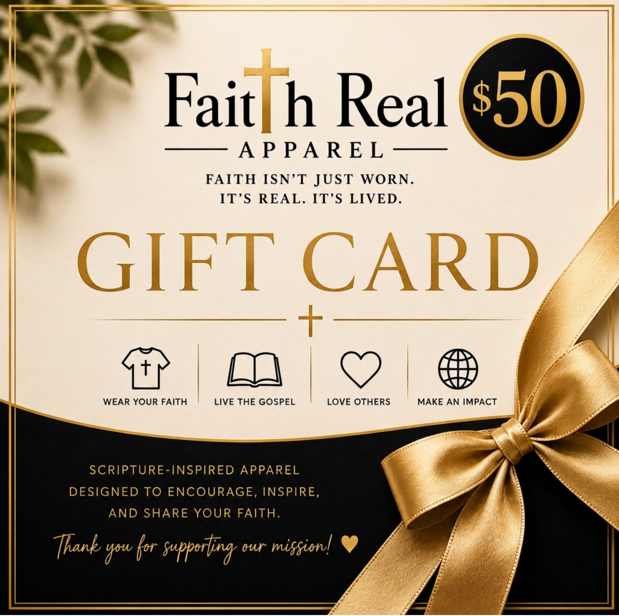 Faith Real Apparel Gift Card