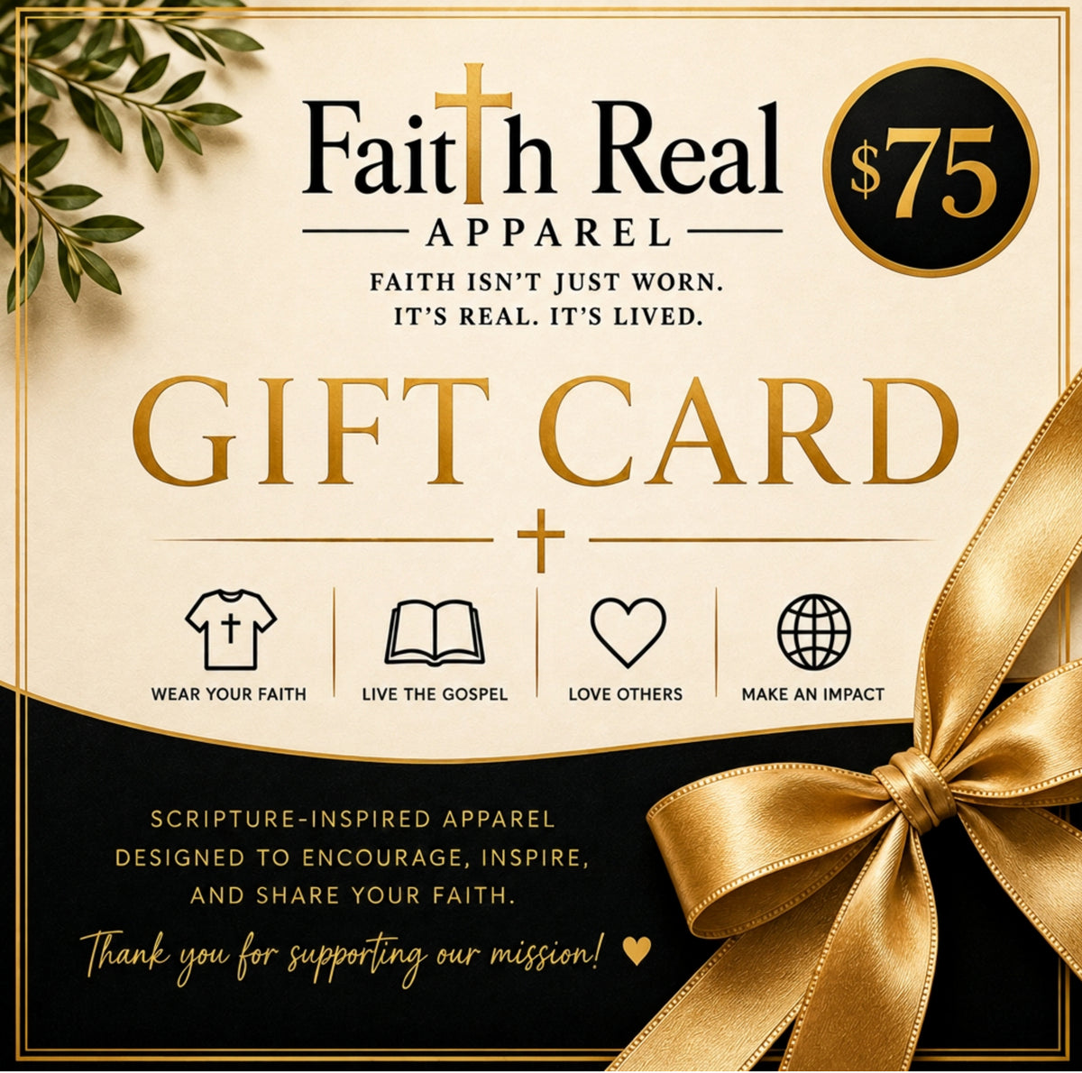 Faith Real Apparel Gift Card