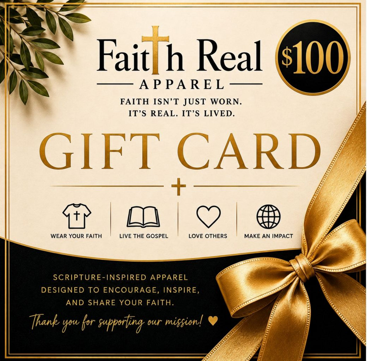Faith Real Apparel Gift Card