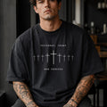 Yesterday, Today And Forever Christian T-Shirt, Timeless Cross Faith Tee