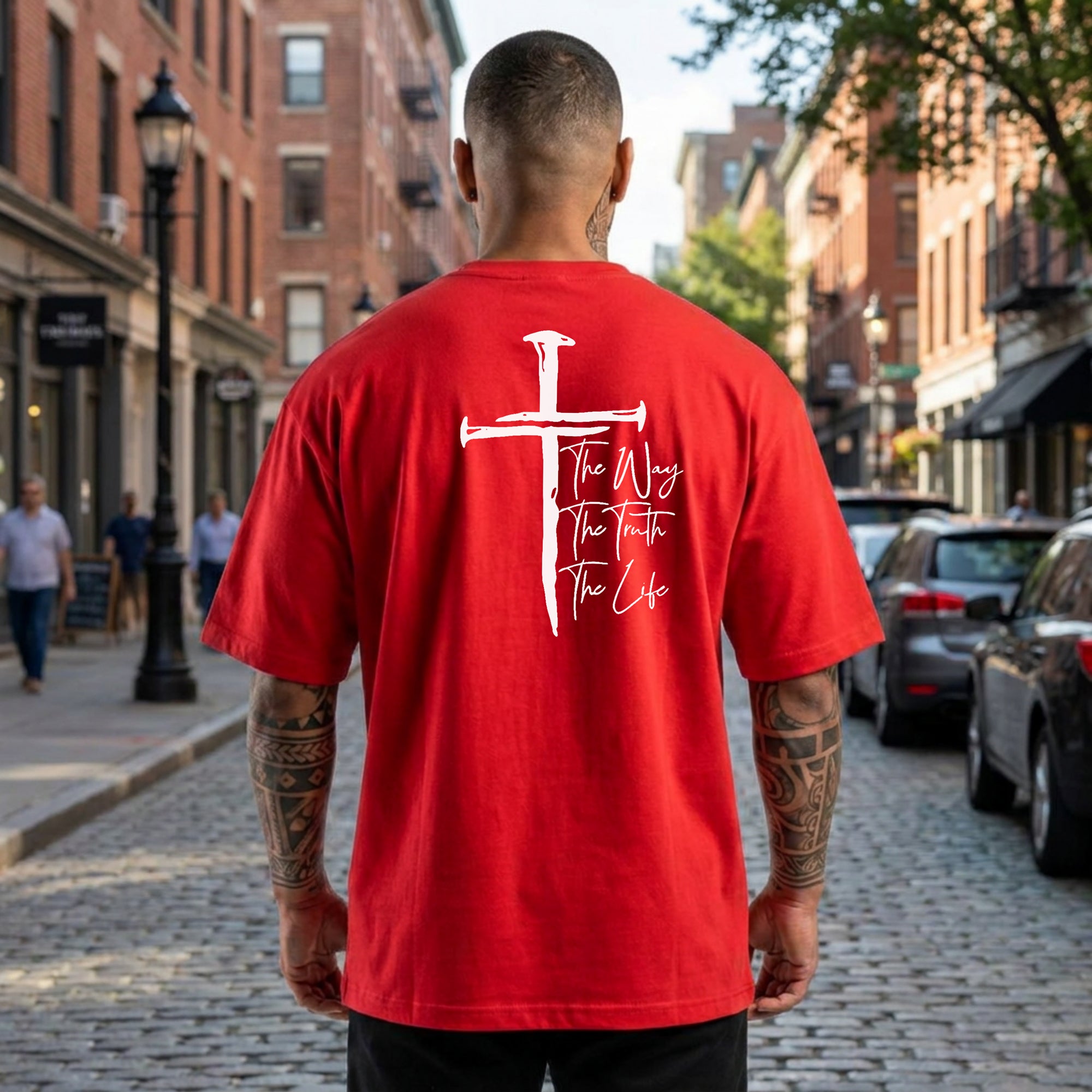The Way, The Truth, The Life T-Shirt, John 14:6 Front & Back Tee