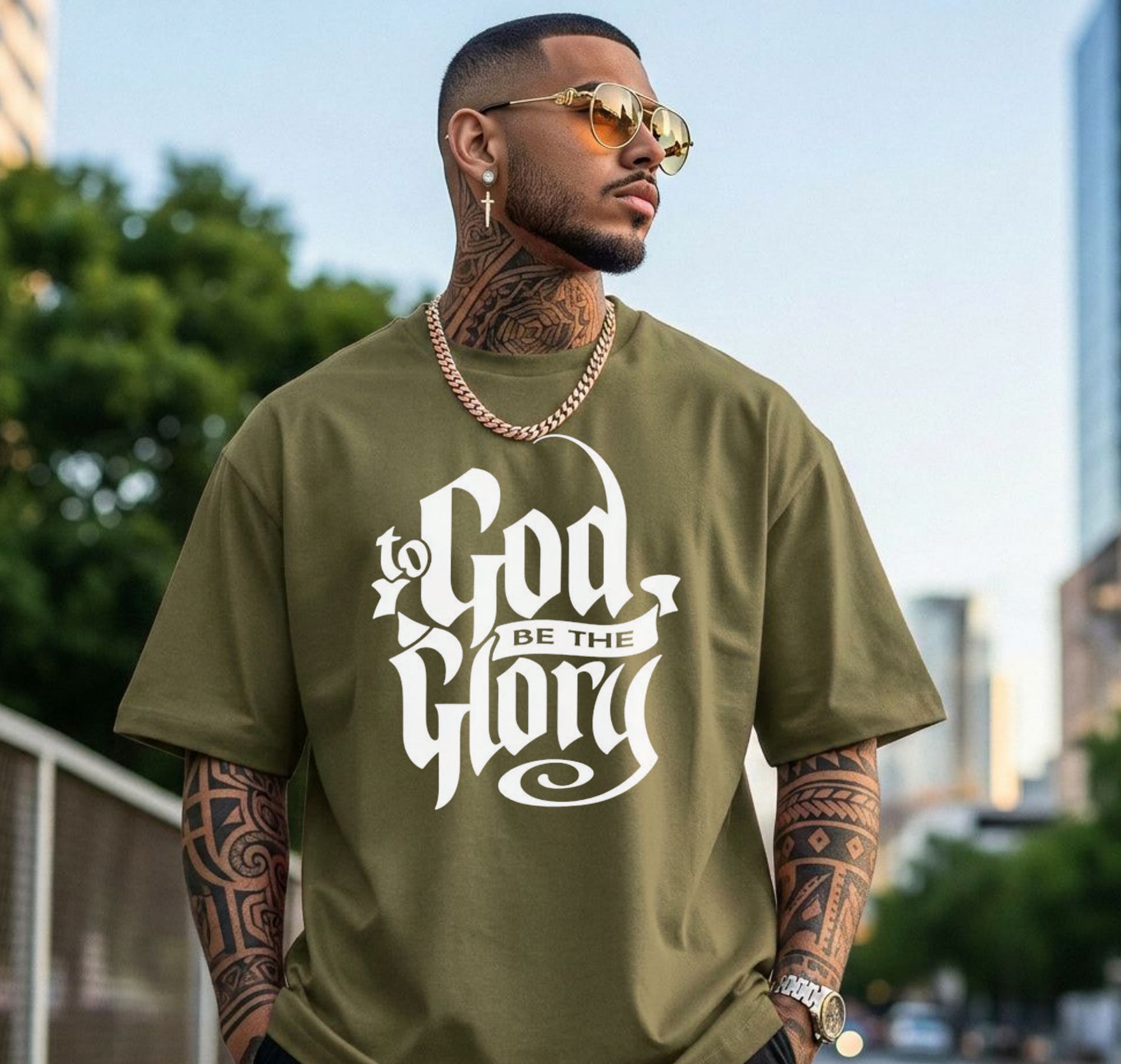 To God Be the Glory T-Shirt, Faith Graphic Tee