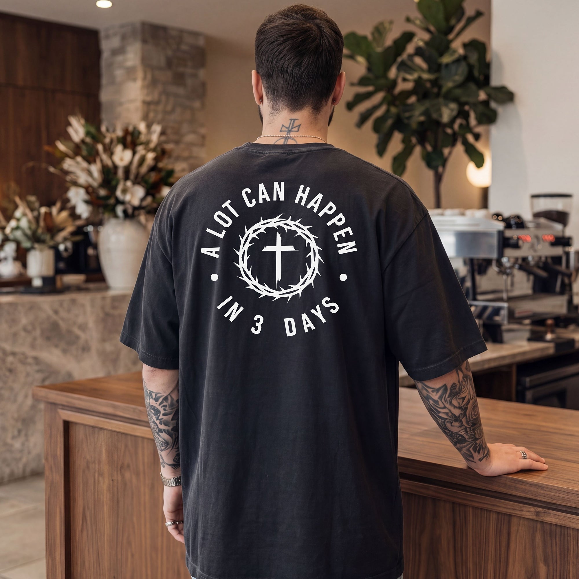 A Lot Can Happen in 3 Days Christian T-Shirt, Resurrection Faith Tee