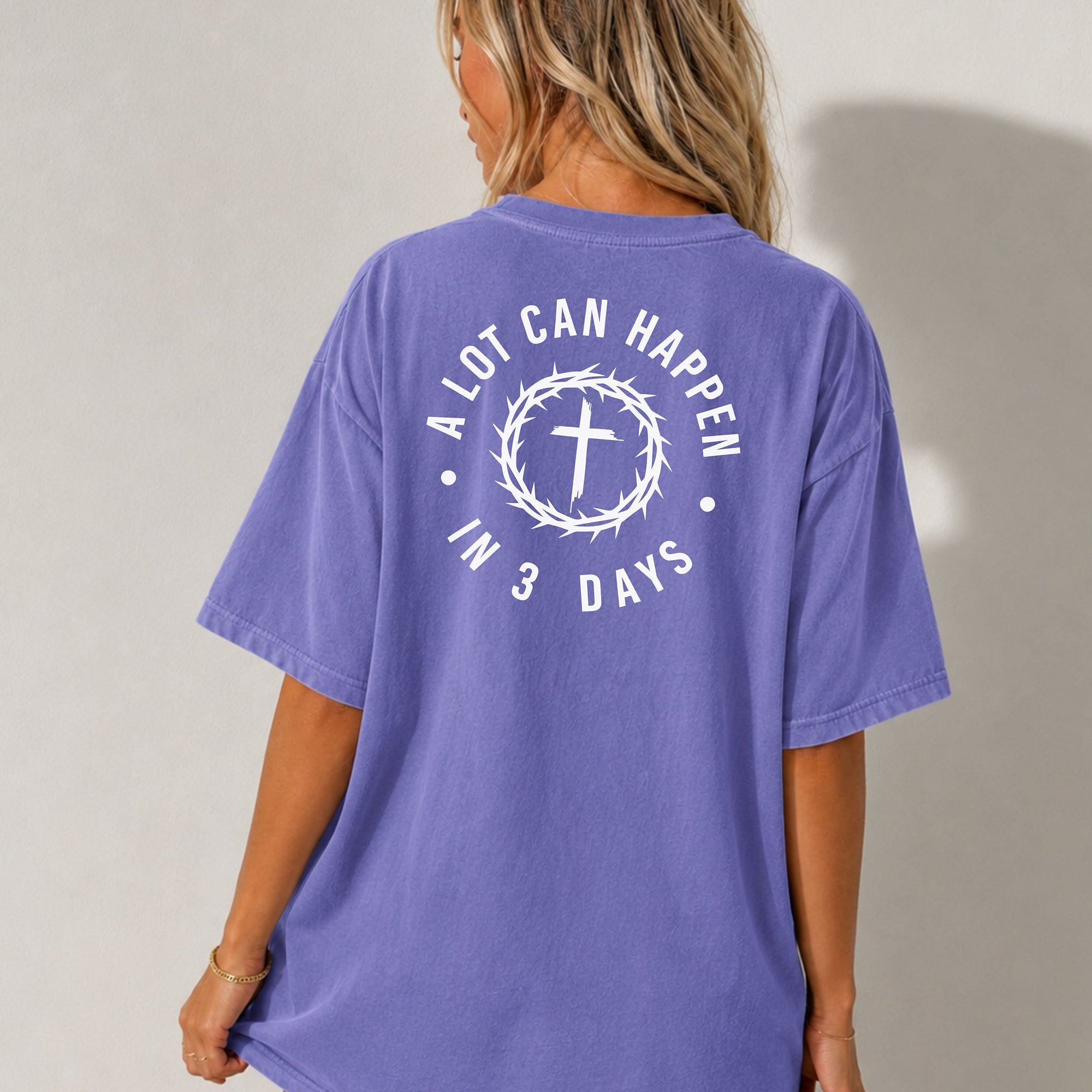 A Lot Can Happen in 3 Days Christian T-Shirt, Resurrection Faith Tee