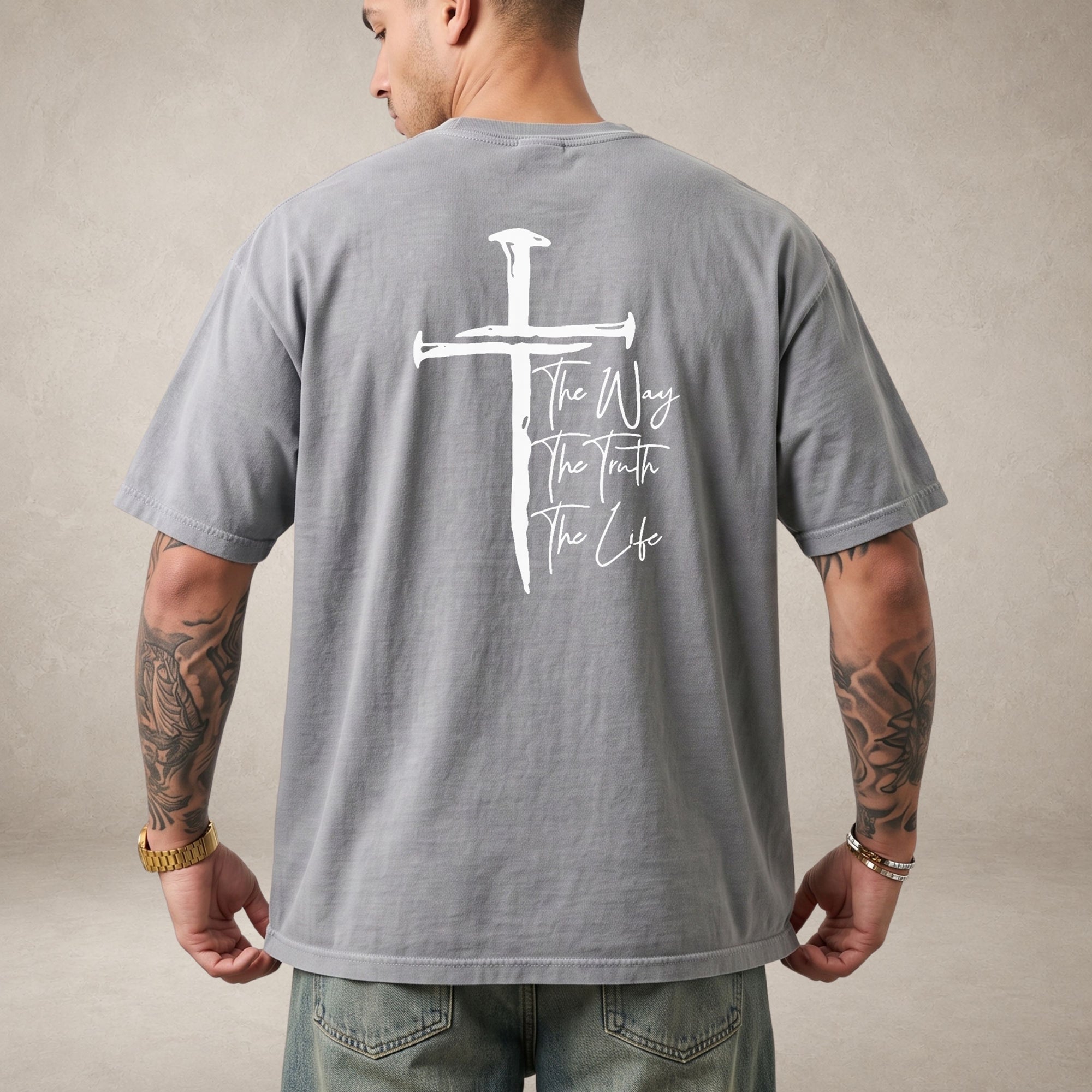 The Way, The Truth, The Life T-Shirt, John 14:6 Front & Back Tee