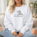 He Restores My Soul Christian Sweatshirt | Psalm 23:3