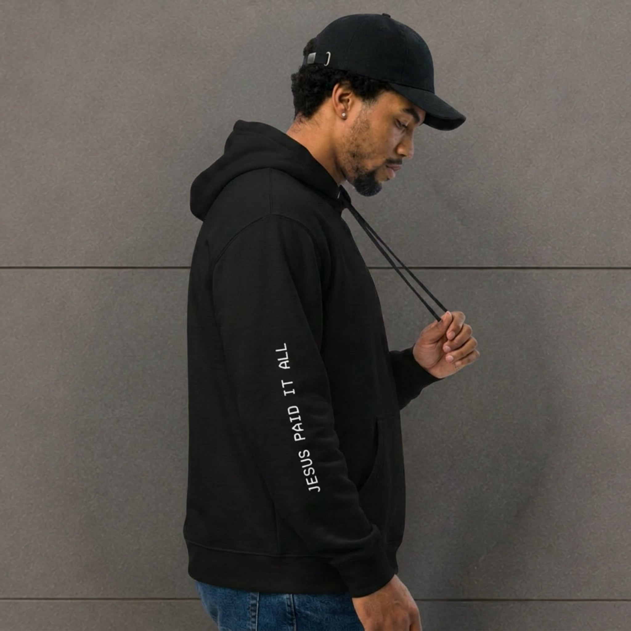 Salvation Receipt Christian Hoodie, Jesus Paid It All Romans 6:23 Faith Pullover