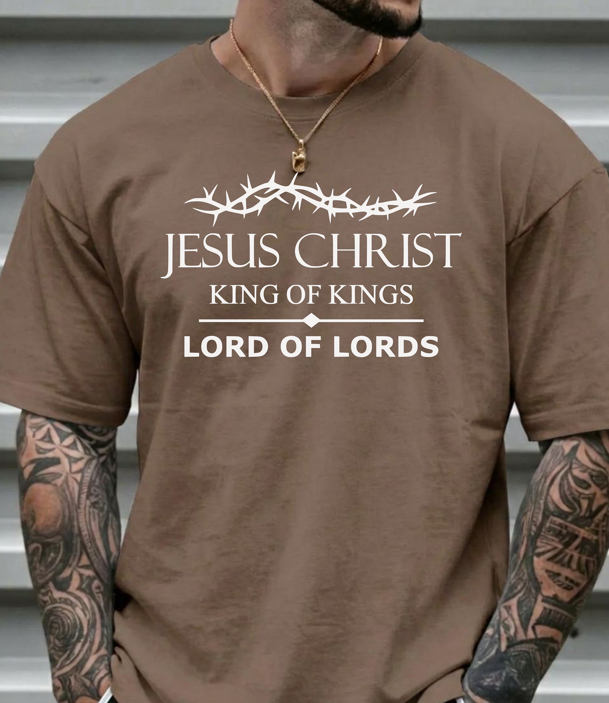 Jesus Christ King of Kings Lord of Lords T-Shirt |  Christian Faith Graphic Tee