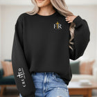 Faith Real Apparel Monogram Christian Sweatshirt