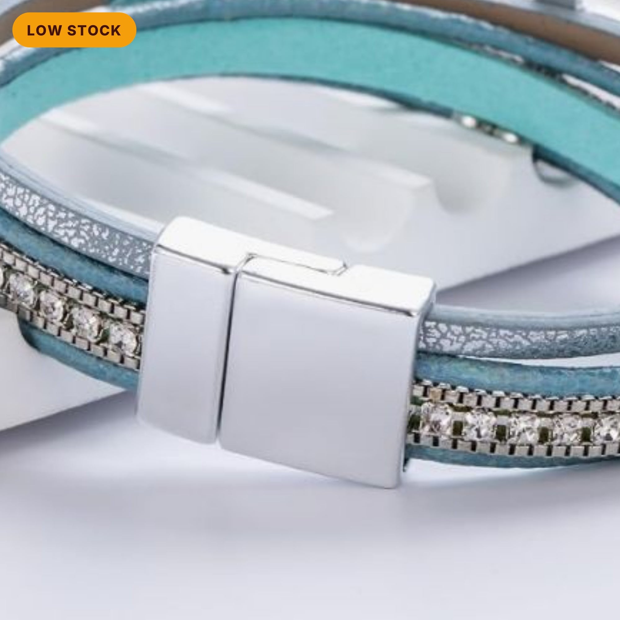 Blessed Cross Leather Bracelet, Christian Faith Wrap Bracelet