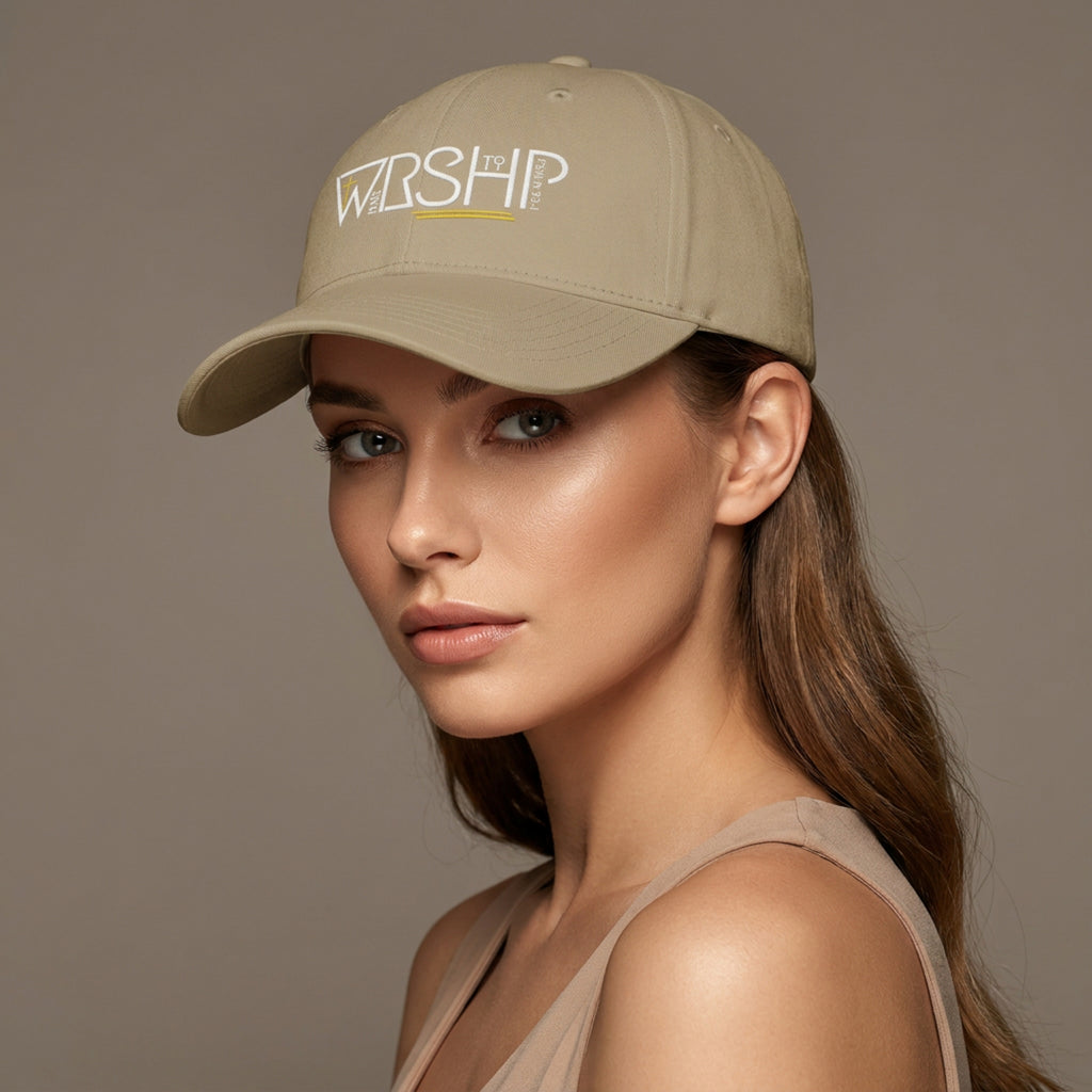 Made to Worship Christian Baseball Cap, Psalm 95:1 Faith Embroidered Hat