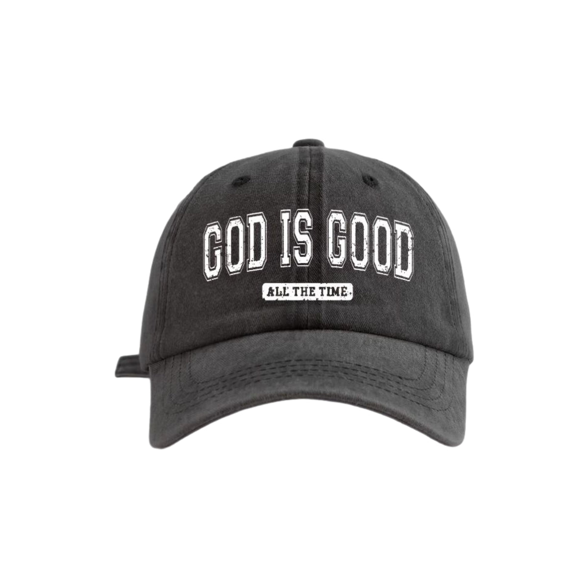 God Is Good All The Time Embroidered Christian Cap