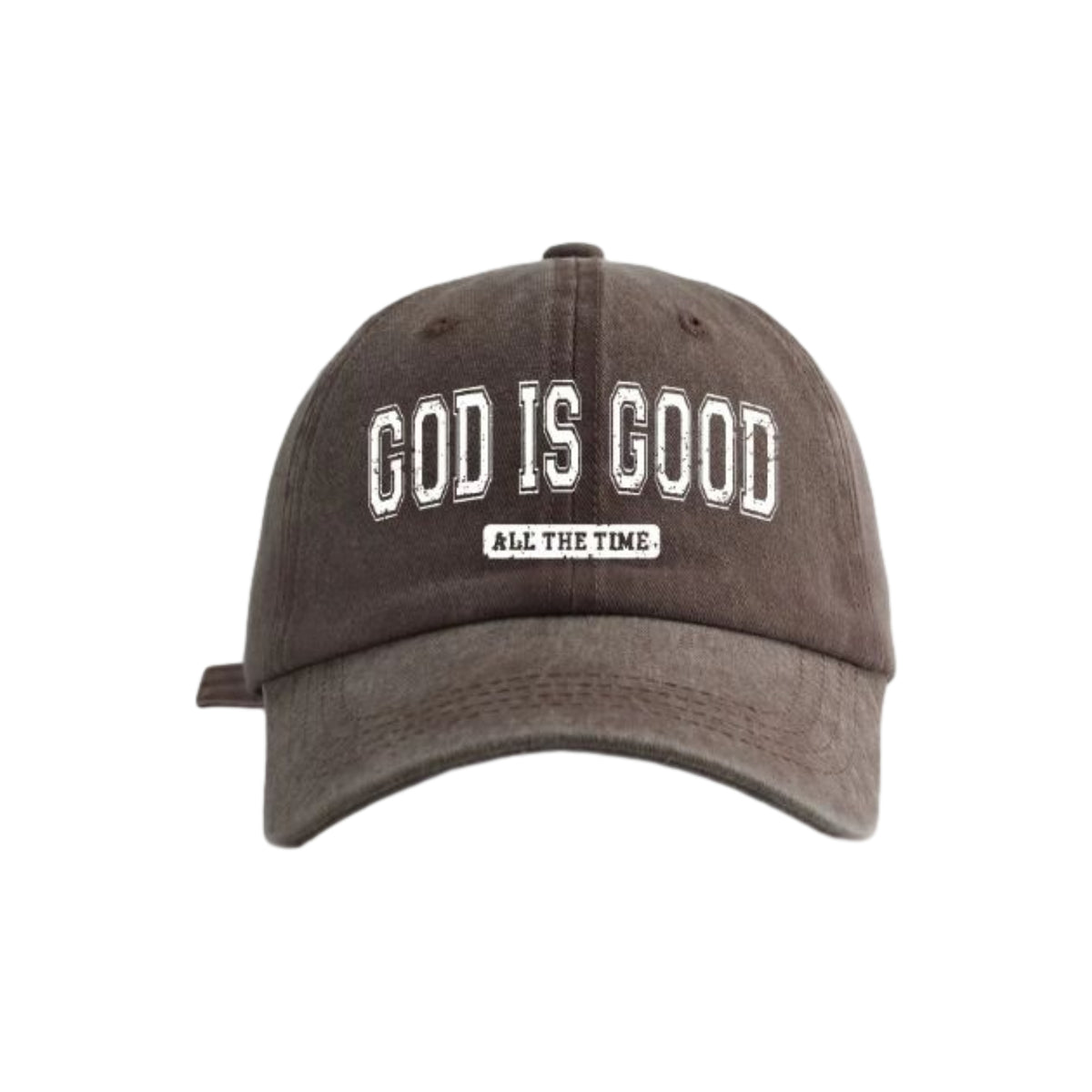 God Is Good All The Time Embroidered Christian Cap