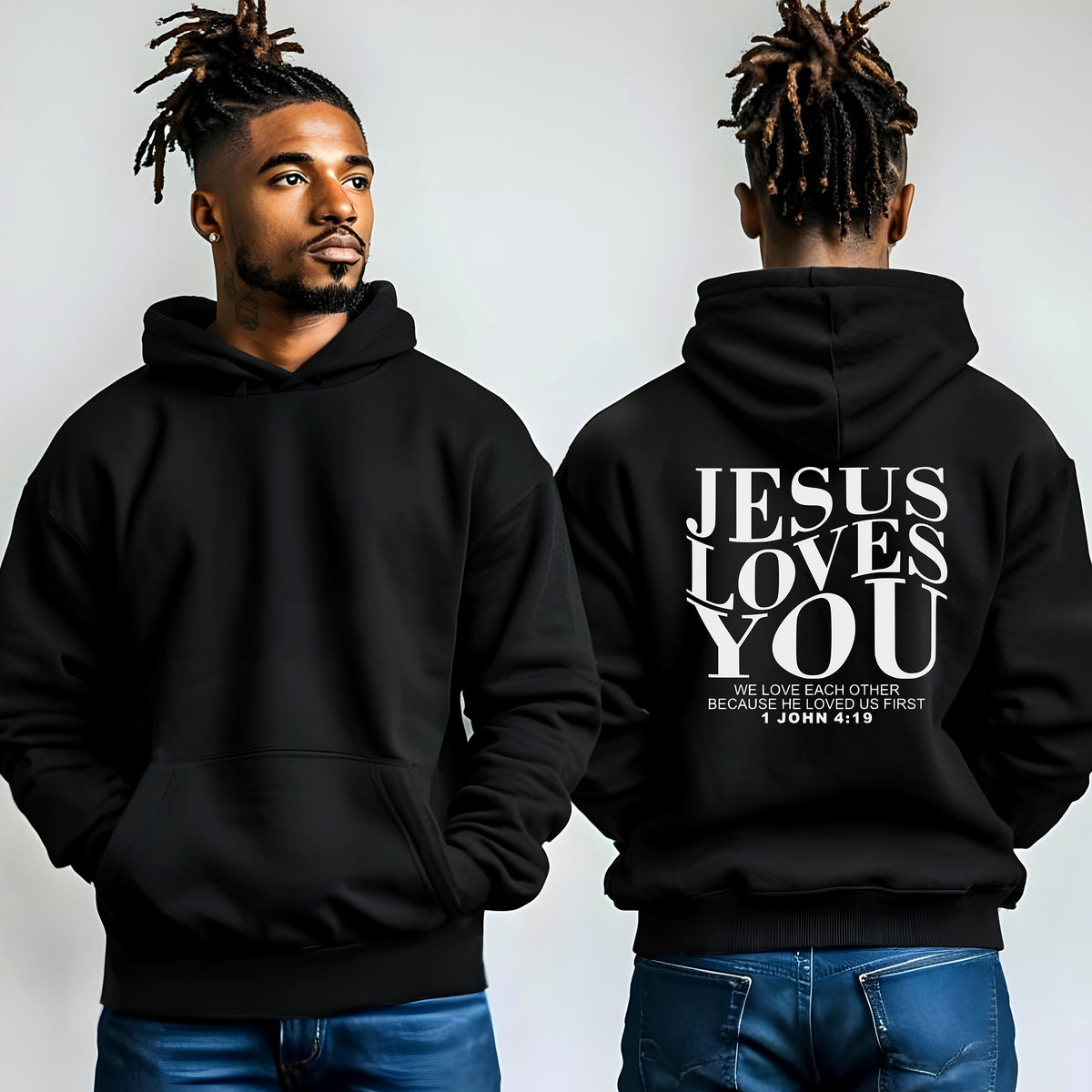 Jesus Loves You Christian Hoodie