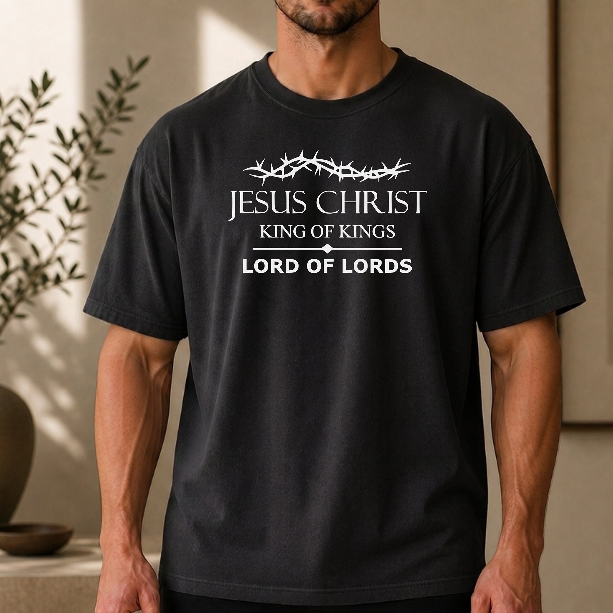 Jesus Christ King of Kings Lord of Lords T-Shirt |  Christian Faith Graphic Tee