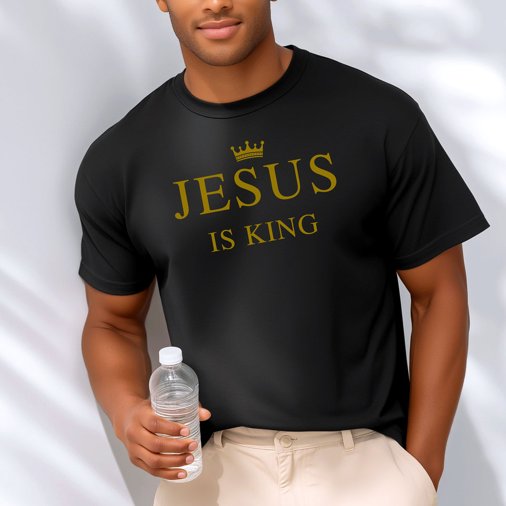 Jesus Is King Christian T-Shirt, Crown of Christ Tee