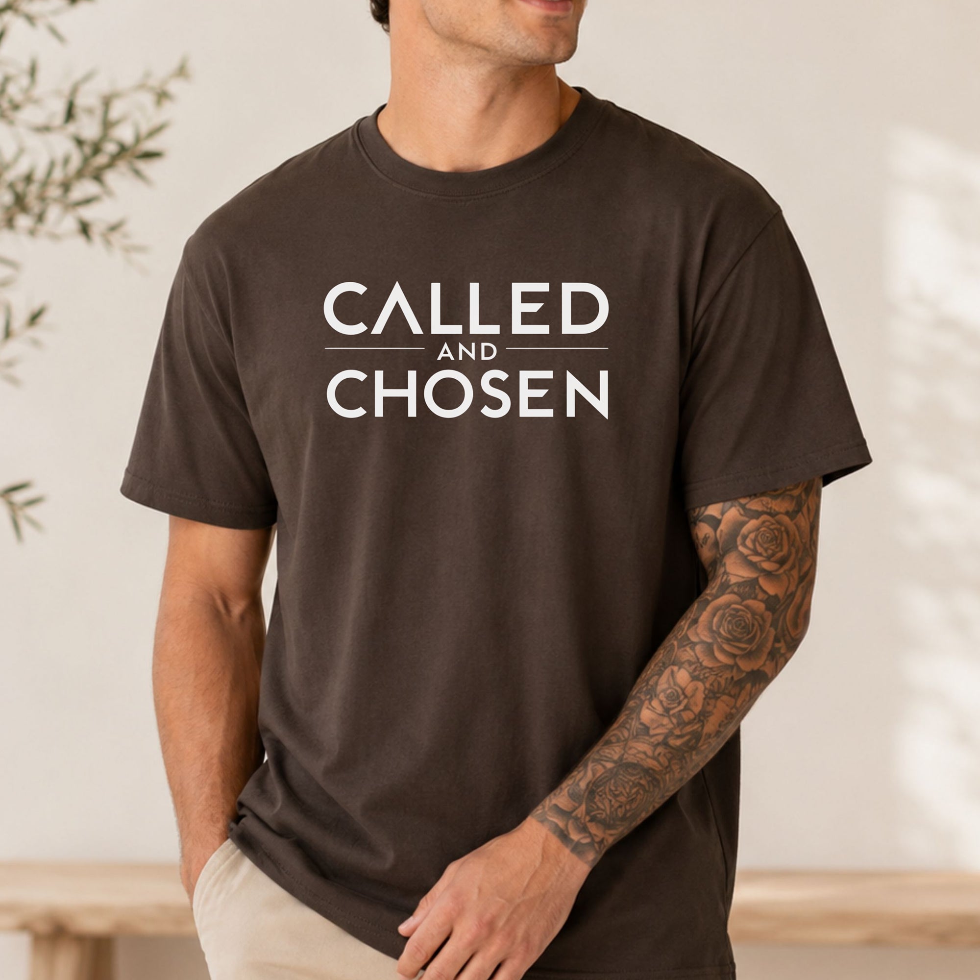 Called And Chosen T-Shirt, Faith Statement Tee