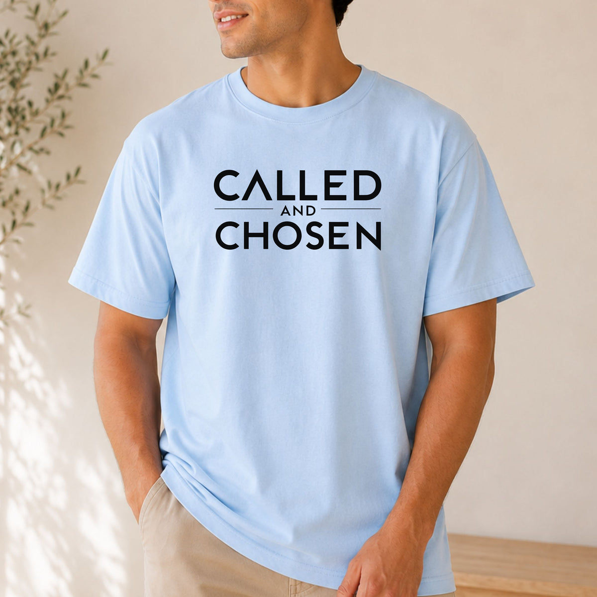 Called And Chosen T-Shirt, Faith Statement Tee