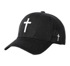 Cross Baseball Cap, Minimalist Faith Hat
